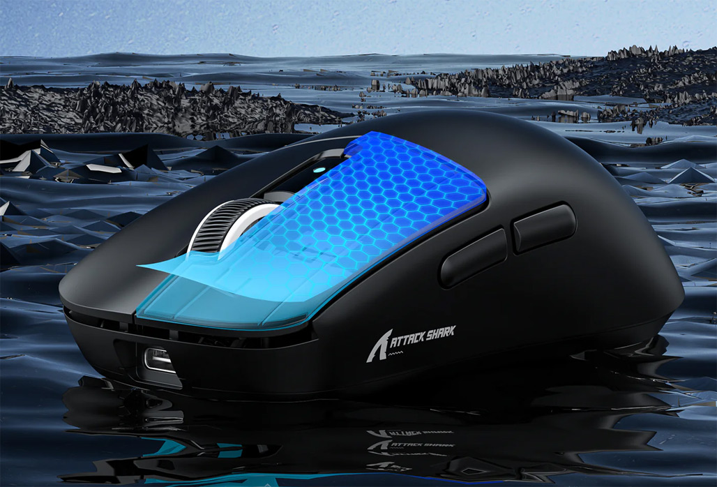 Бездротова ігрова миша ATTACK SHARK R6 8K 42000 DPI ультралегка без затримок для FPS